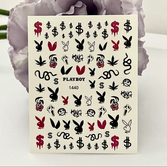 Luxury Designer Logo Fingernail Art Stickers - Picture 1 of 2